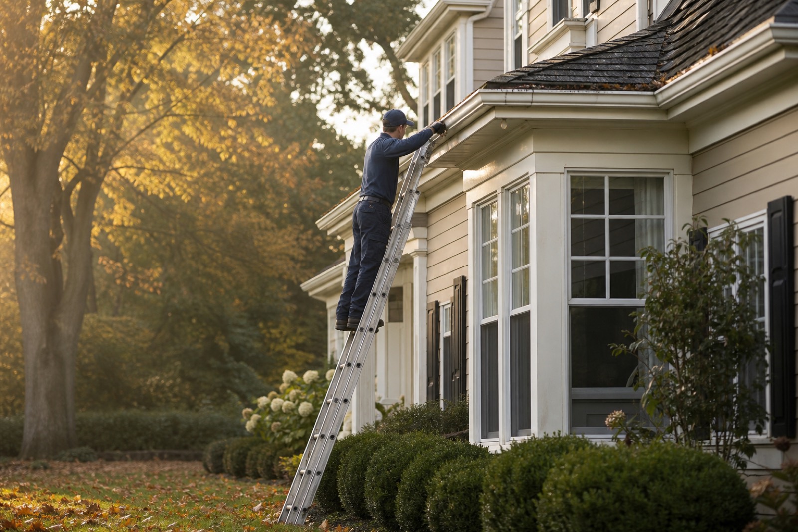 Clear the gutters before the next big storm